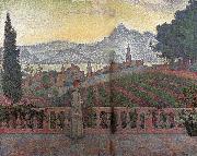 Paul Signac Flat Roof Spain oil painting artist